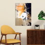 Wallity Cuadro Decorativo de Vidrio Templado Multicolor 50 x 70 cm
